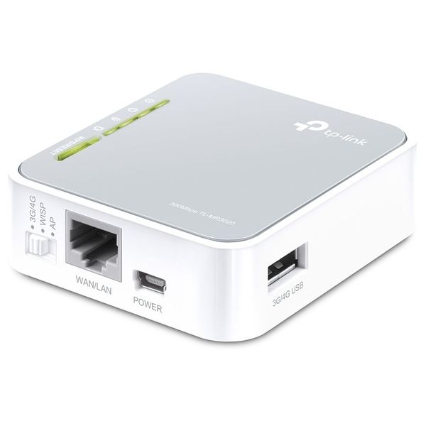 3G/4G Wi-Fi N TP-LINK Router, "TL-MR3020", 150Mbps, USB2.0 for Modem 55357 фото