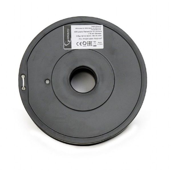 ABS 1.75 mm, Natural Filament, 0.6 kg, Gembird, FF-3DP-ABS1.75-02-NAT 131861 фото