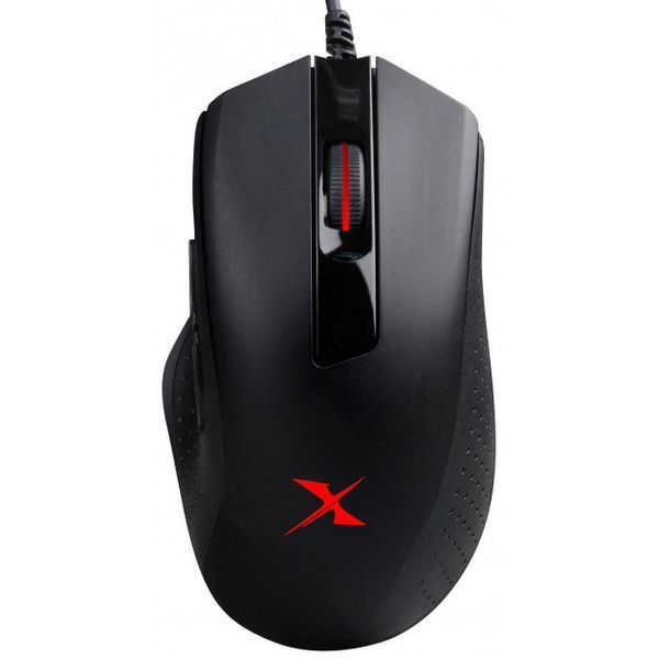 Gaming Mouse Bloody X5 Max, 50-10000 dpi, 5 buttons, 250IPS, 35G, Ergonomic, Rubber Grips, UV surfac 120394 Imagini