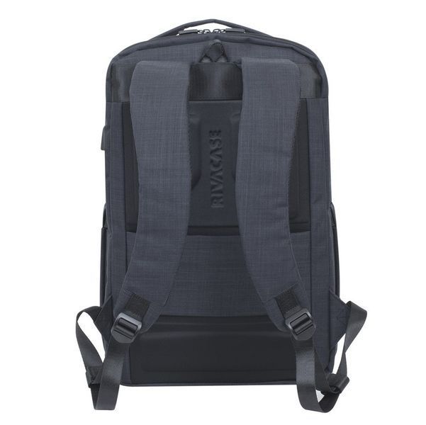 Backpack Rivacase 8365, for Laptop 17,3" & City bags, Black 112878 Imagini