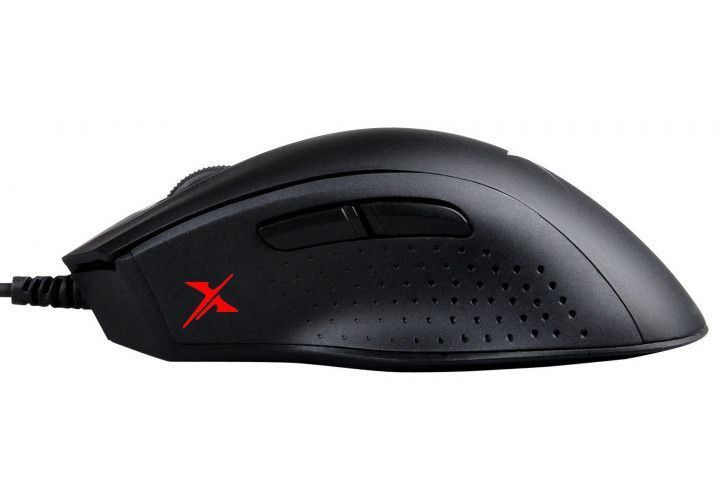 Gaming Mouse Bloody X5 Max, 50-10000 dpi, 5 buttons, 250IPS, 35G, Ergonomic, Rubber Grips, UV surfac 120394 Imagini