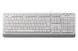 Keyboard A4Tech FK10, Multimedia Hot Keys, Laser Inscribed Keys , Splash Proof, White/Grey, USB 112651 фото 4