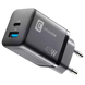 Зарядное устройство GAN Cellularline, 2 Ports, PD + USB, 45W, Black 145680 фото 8