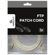 7.5m, FTP Patch Cord Gray, PP22-7.5M, Cat.5E, Cablexpert, molded strain relief 50u" plugs 47131 фото 4