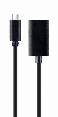 Adapter Type-C to DP socket 0.15m Cablexpert, up to 4K at 60 Hz, A-CM-DPF-02 148836 фото
