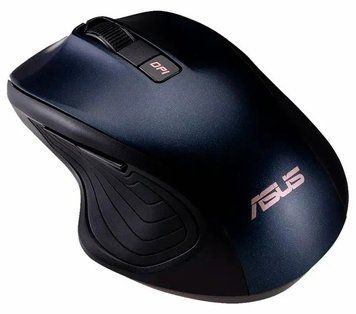 Wireless Mouse Asus MW202, Optical, 1000-4000 dpi, 6 buttons, Ergonomic, Silent, 1xAA, Rose Gold 112888 Imagini