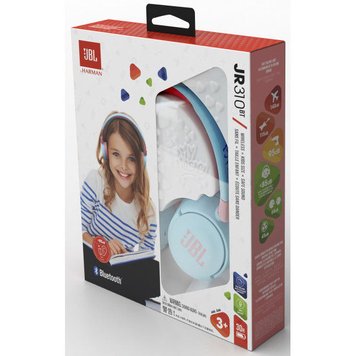 Headphones JBL JR310, Kids On-ear, Blue 123721 фото