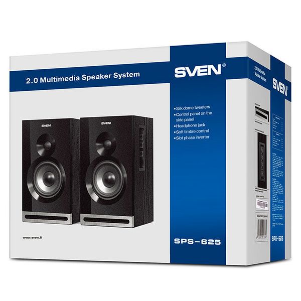 Speakers SVEN "SPS-625" Black, 40w 78417 фото