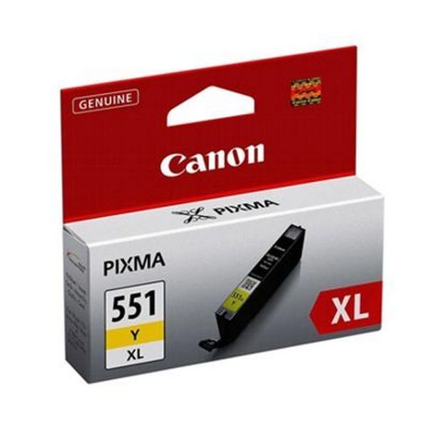 Ink Cartridge Canon CLI-551, Yellow 105107 Imagini