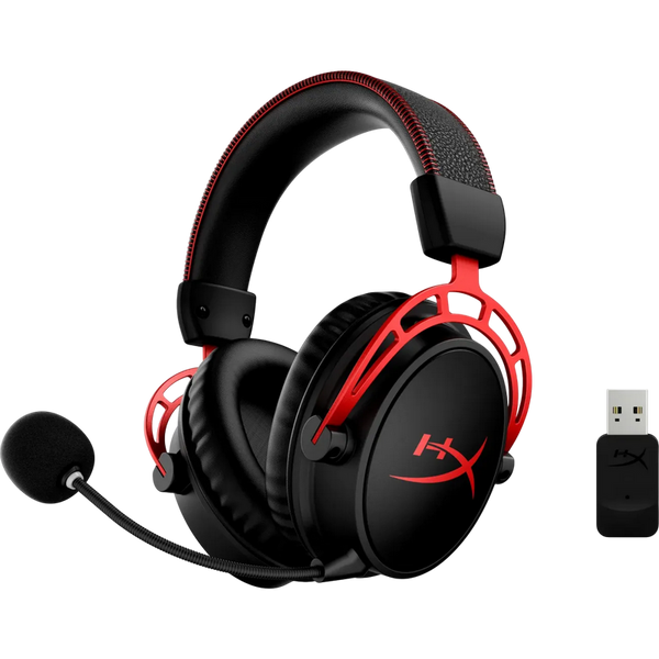 Gaming Wireless Headset HyperX Cloud Alpha, 50mm driver, 62 Ohm, 15-21kHz, 98db, 318g, 300h, On-earc 141587 фото