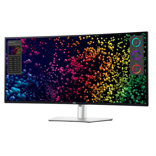 40" DELL UltraSharp U4025QW Silver, Curved-IPS, 5120x2160, 120Hz, 5ms, 600cd, CR2000:1, Thunderbolt+ 243983 фото