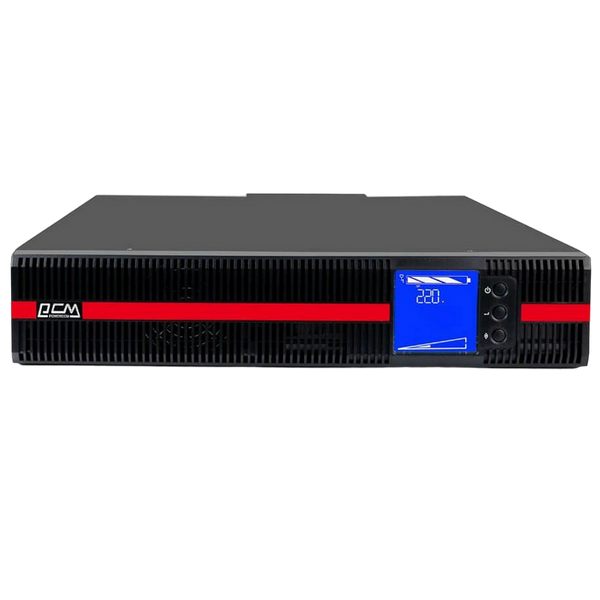 UPS PowerCom MRT-6K, Rack&Tower, 6000VA/6000W, Online, LCD, USB, SNMP SLOT, Ex. Batt., 2xSchuko 121474 фото