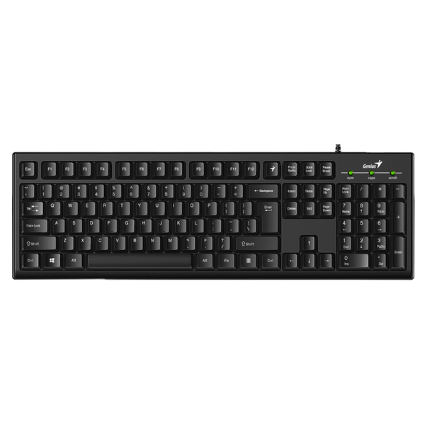 Keyboard Genius Smart KB-100, Classic, Customizable Function Keys, 1.5m, Black, USB 89366 фото