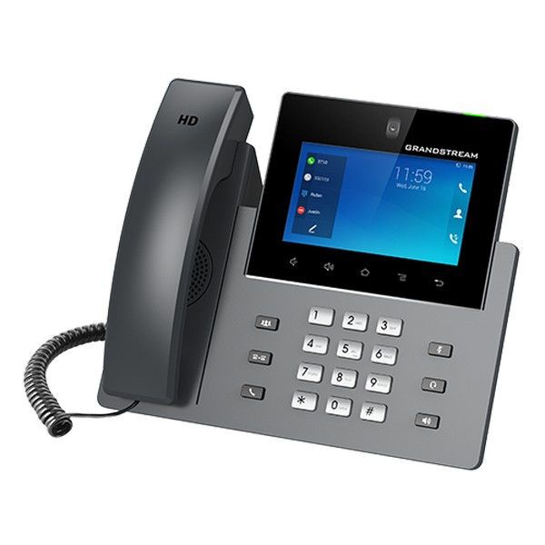Grandstream GXV3450 Video, 16 SIP, 16 Lines, Android, 5" Touch Screen, PoE, Wi-Fi 5, Black 203431 фото