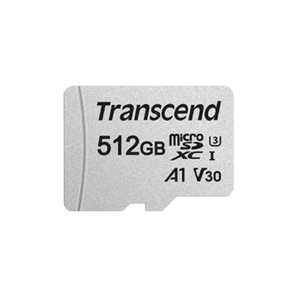 .512GB MicroSD (Class 10) UHS-I (U3) +SD adapter, Transcend "TS512GUSD300S" (R/W:95/45MB/s) 117072 Imagini