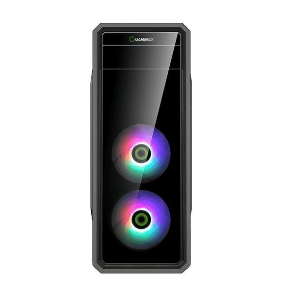 Case ATX GAMEMAX G561-FRGB, w/o PSU, 3x120mm, RGB, Transparent panel, USB3.0, Black 114824 фото