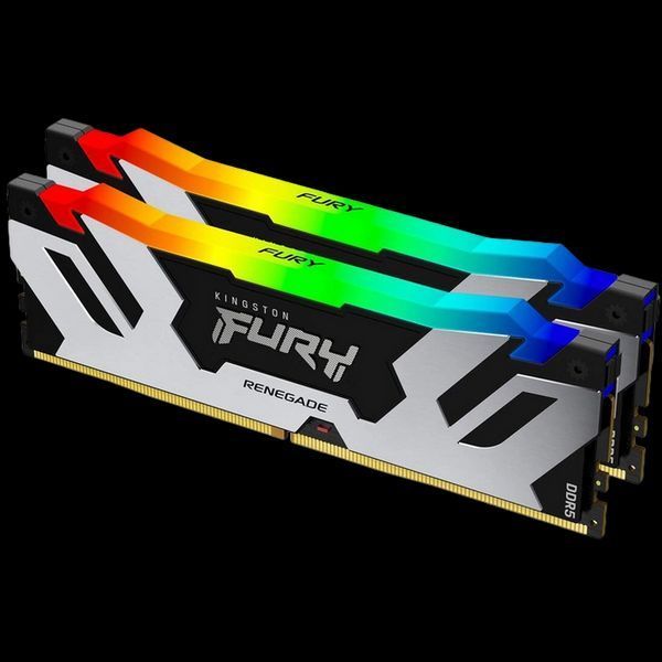 32GB DDR5-6400MHz Kingston FURY Renegade RGB (Kit of 2x16GB) (KF564C32RSAK2-32), CL32-39, 1.4V, Bla 211379 фото