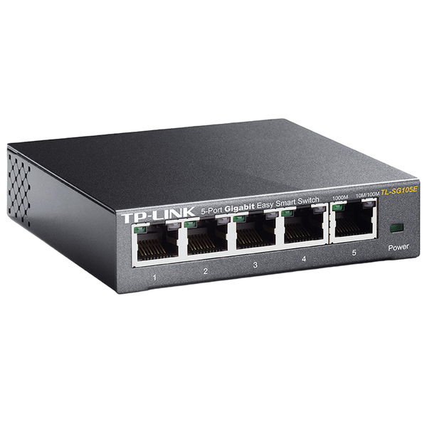 5-port 10/100/1000Mbps Switch TP-LINK "TL-SG105E" Easy Smart, Metal 67698 Imagini