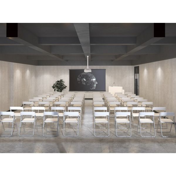 Ceiling Mount Reflecta VEXUS II white ceiling mount for inclined ceilings +/-20&deg; tiltable, 360&deg; rota 248304 фото