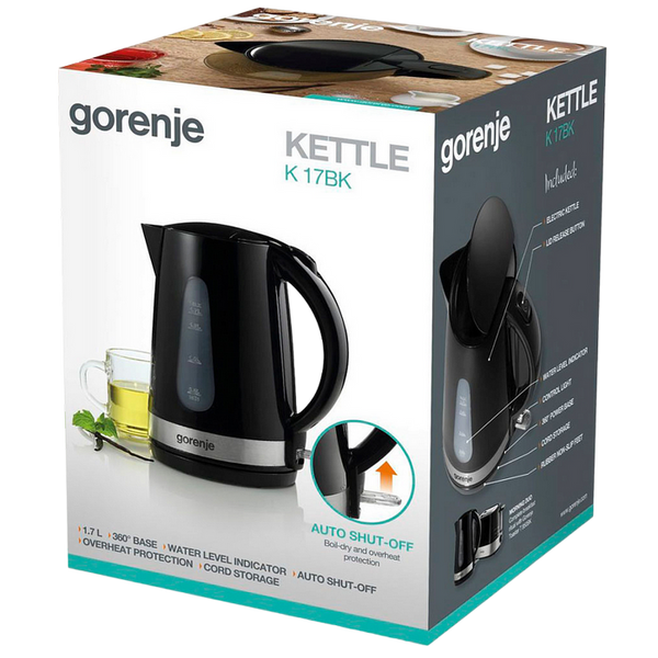 Электрочайник Gorenje K17BK 91324 фото