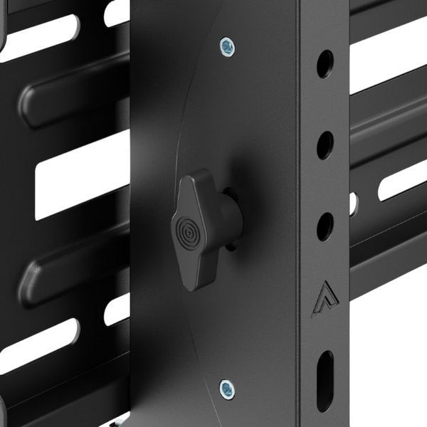 Wall Mount Gembird "WM-100T-01" Black 43"-100", 75kg, VESA:up 600x400, Wall dist:85mm, 5&deg; ~ -10&deg; 250457 Imagini