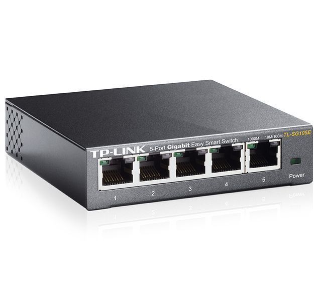 5-port 10/100/1000Mbps Switch TP-LINK "TL-SG105E" Easy Smart, Metal 67698 Imagini