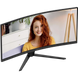 34" AOC CU34B3E, Black, VA-Curved, 3440x1440, 120Hz, AdaptiveSync, 1msMPRT, 300cd, HDR10, DP+HDMI 258800 фото 5