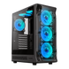 Case EATX GAMEMAX Starlight 2 AB, w/o PSU, 0.4mm, 6x120mm ARGB, Front Acrylic,Transparent panel, 1xU 224092 Imagini 4