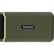 .500GB Transcend Portable SSD ESD380C Military Green, USB-C 3.2 (96x54x12mm, 75g, R/W:2K/2K MB/s) 210991 фото 3