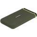 .500GB Transcend Portable SSD ESD380C Military Green, USB-C 3.2 (96x54x12mm, 75g, R/W:2K/2K MB/s) 210991 фото 2