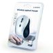 Wireless Mouse Gembird MUSW-4B-02-BS Optical 800-1600 dpi 4 buttons Ambidextrous 2xAAA, Black/Silver 110318 фото 1