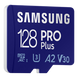 128GB MicroSD (Class 10) UHS-I (U3)+SD adapter, Samsung PRO Plus "MB-MD128SA" (R/W:180/130MB/s) 208700 фото 3