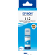 Ink Epson C13T06C24A, 112 EcoTank Ink Bottle, Cyan 117855 фото 3