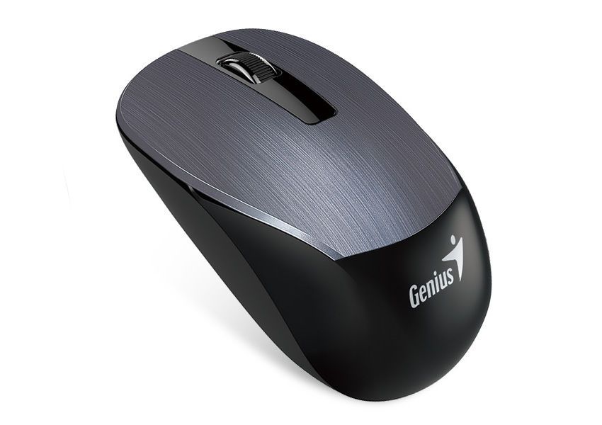 Wireless Mouse Genius NX-7015, Optical, 800-1600 dpi, 3 buttons, Ambidextrous,BlueEye,1xAA,Iron Gray 73672 фото