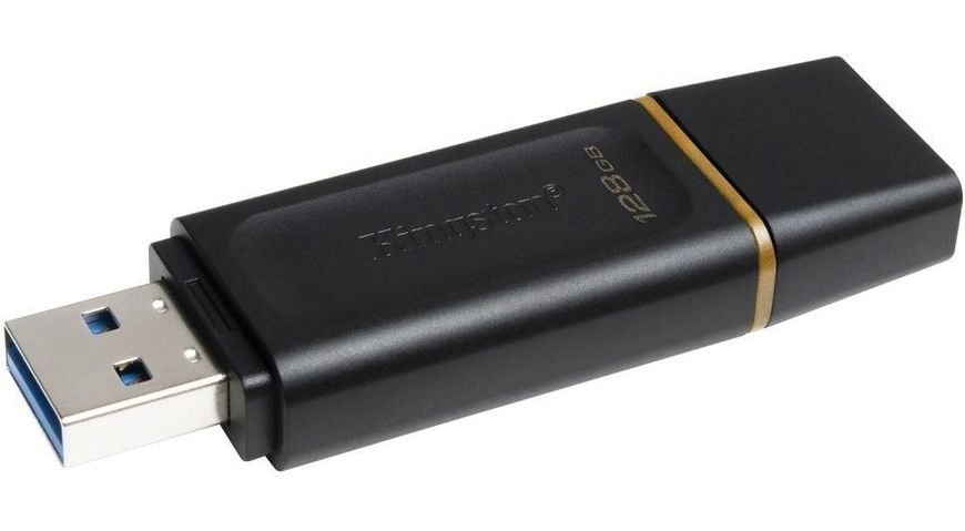 128GB USB3.2 Flash Drive Kingston DataTraveler Exodia (DTX/128GB), Black, Plastic, Classic Cap 123228 фото