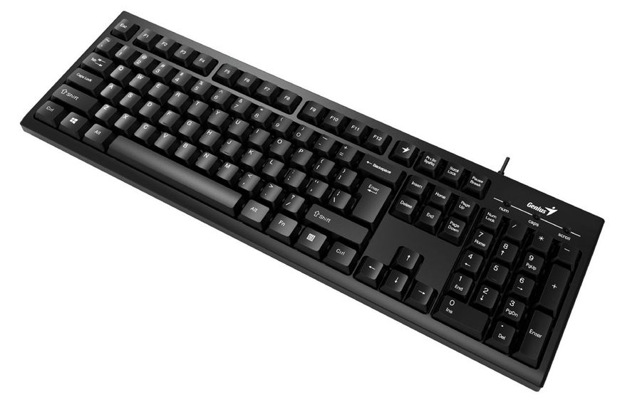 Keyboard Genius Smart KB-100, Classic, Customizable Function Keys, 1.5m, Black, USB 89366 фото