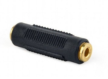 Audio adapter 3-pin*3.5 mm socket to 3-pin*3.5 mm socket, Cablexpert A-3.5FF-01 122838 фото