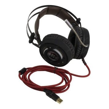 Gaming Headset Qumo Atlantis, 50mm drivers, 20-20khz, 32 Ohm, 118db, Backlight, Virtual 7.1, USB 120794 фото