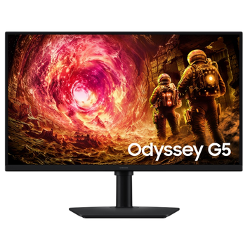 27" SAMSUNG Odyssey G5 S27FG502,Black,IPS,2560x1440,180Hz,FreeSync,1ms,350cd,HDR400,DP+HDMI,Pivot 247990 фото