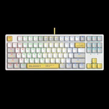 Gaming Keyboard Bloody S87, Mechanical, BLMS Linear SW, Hot-Swappable, Quiet Typing, 87-Keys, N-Key 213575 фото