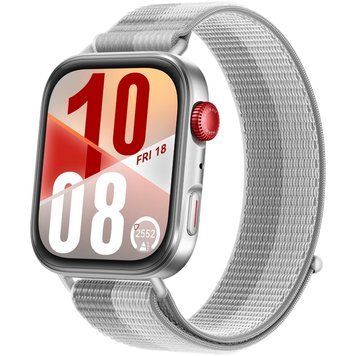 Huawei Watch Fit 4 Grey with Silver Woven Strap 244533 Imagini