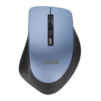Wireless Mouse Asus WT425, 1000-1600 dpi, 6 buttons, Ergonomic, 82g, Silent, 1xAA, 2.4Ghz, Mist Blue 239855 фото