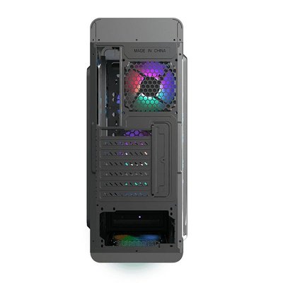 Case ATX GAMEMAX StarLight FRGB, w/o PSU, 4x120mm RGB fans,Fan controller,Transparent, USB3.0, White 135018 фото