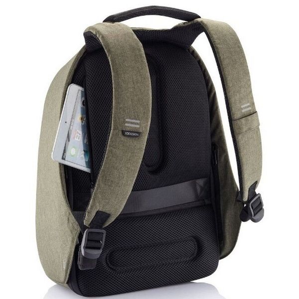 Backpack Bobby Hero Regular, anti-theft, P705.297 for Laptop 15.6" & City Bags, Green 119784 фото