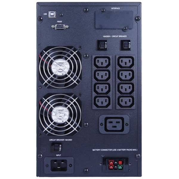 UPS PowerCom MAC-3000 IEC, Tower, 3000VA/3000W,Online,LCD, USB,SNMP SLOT,Ex.Batt. Connector, 8*C13+1 205245 фото