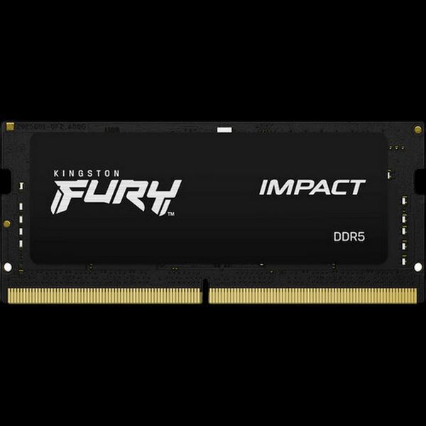 32GB DDR5-5600MHz SODIMM Kingston FURY Impact (Kit of 2x16GB) (KF556S40IBK2-32), CL40, 1.25V, Black 205027 фото