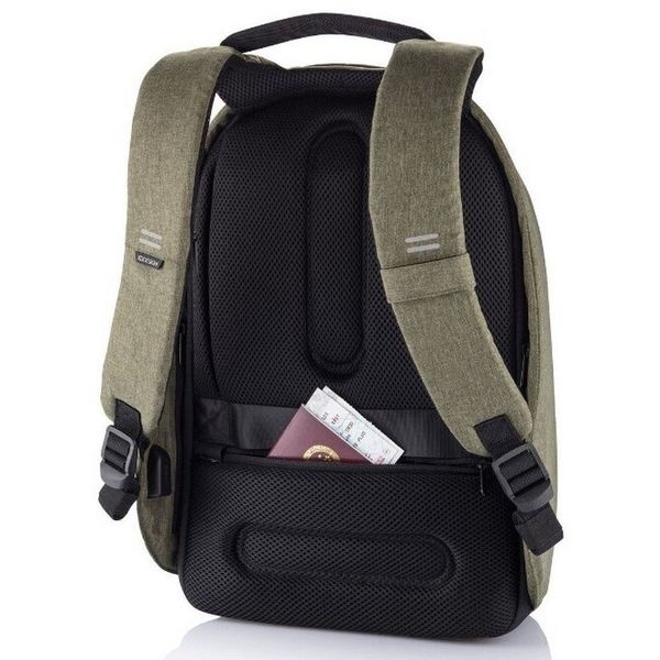 Backpack Bobby Hero Regular, anti-theft, P705.297 for Laptop 15.6" & City Bags, Green 119784 фото