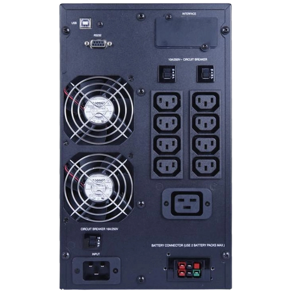 UPS PowerCom MAC-3000 IEC, Tower, 3000VA/3000W,Online,LCD, USB,SNMP SLOT,Ex.Batt. Connector, 8*C13+1 205245 фото