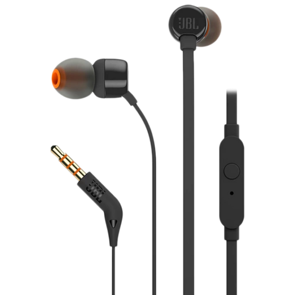 Earphones JBL T110 Black 126854 фото