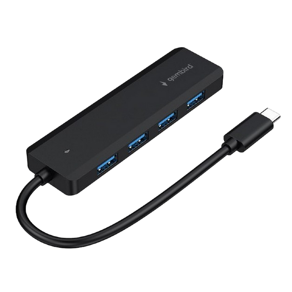 Type-C 3.1 USB Hub, 4-port Output: 4 x USB3.0, 1 x Type-C, Gembird "UHB-CM-U3P4P-01" 219065 фото